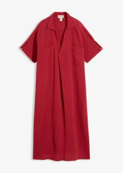 Vestido tipo caftán de muselina suave