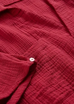 Vestido tipo caftán de muselina suave