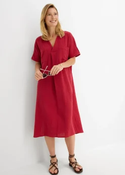 Vestido tipo caftán de muselina suave