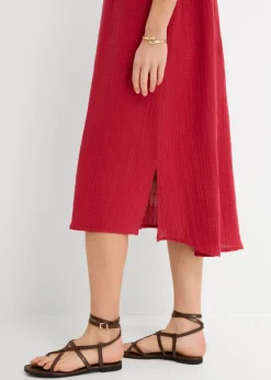Vestido tipo caftán de muselina suave