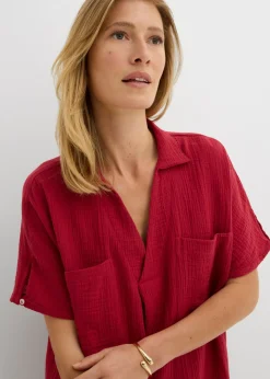 Vestido tipo caftán de muselina suave