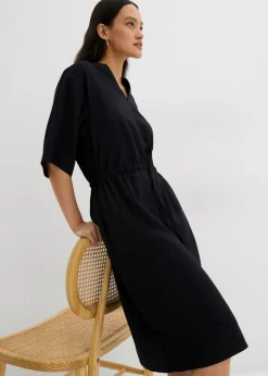 Vestido tipo caftán de viscosa fina
