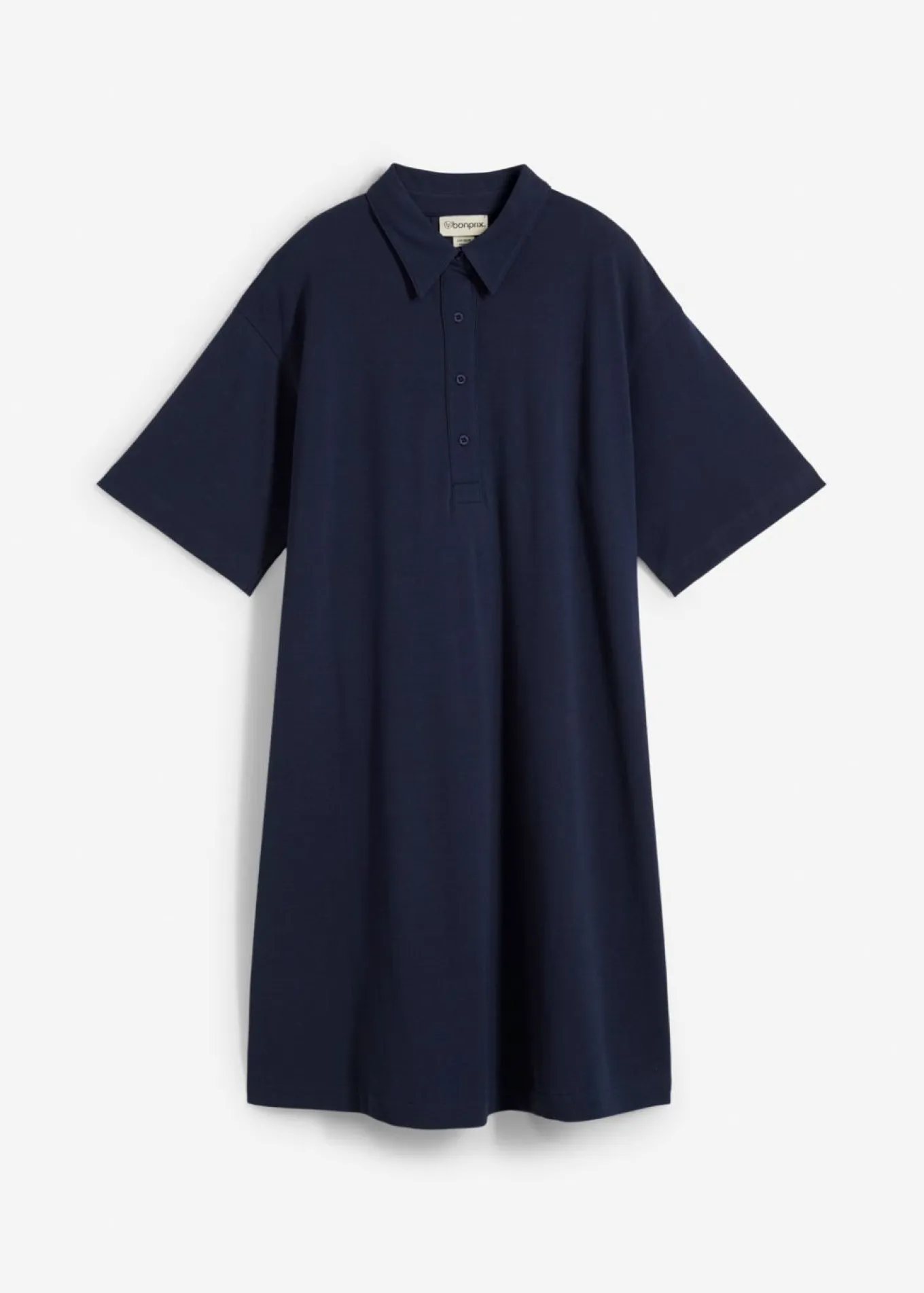 Vestido tipo polo de algodón puro