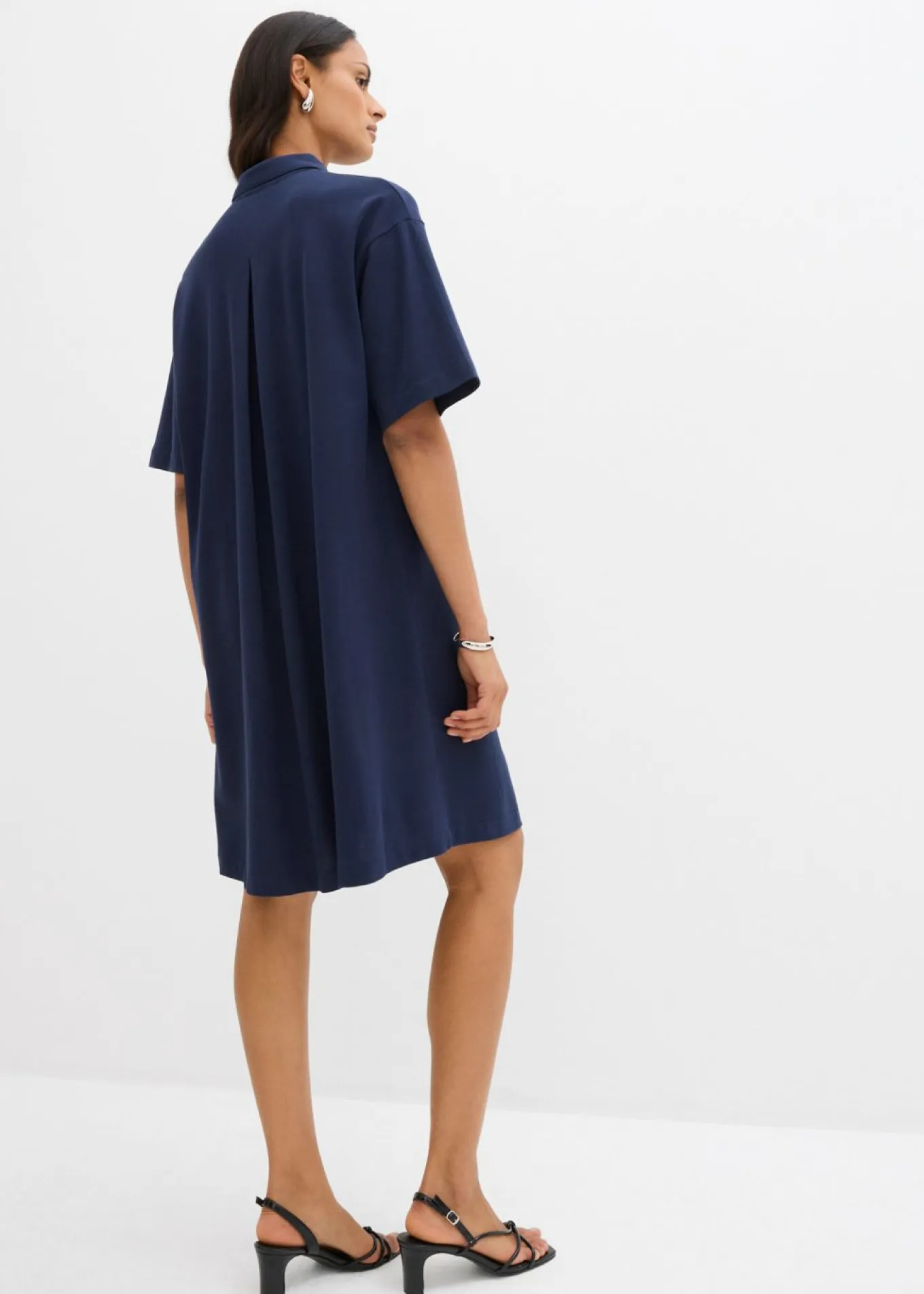 Vestido tipo polo de algodón puro