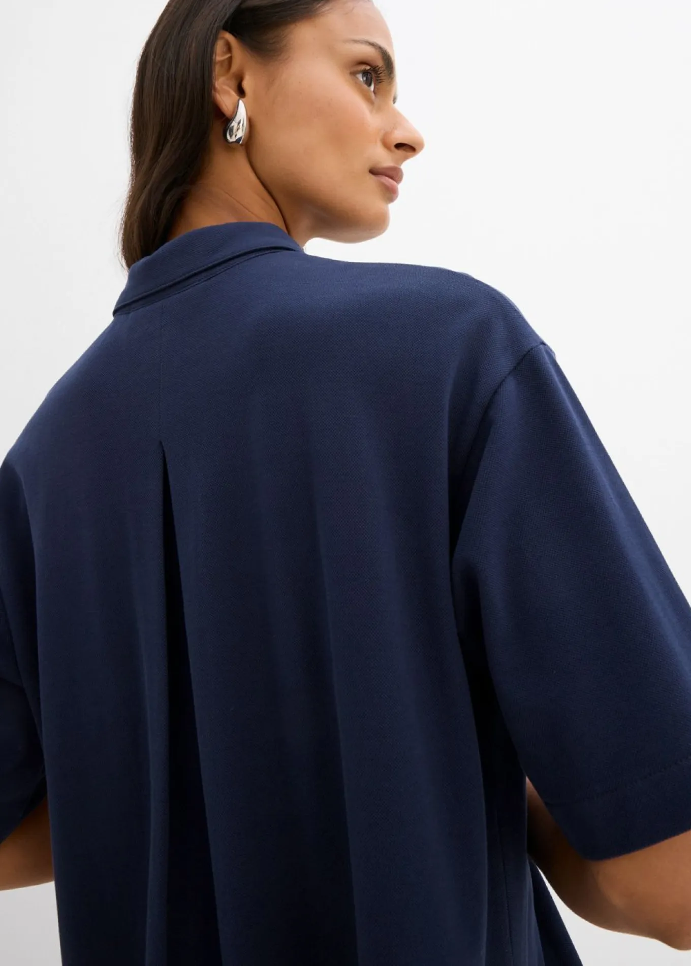 Vestido tipo polo de algodón puro
