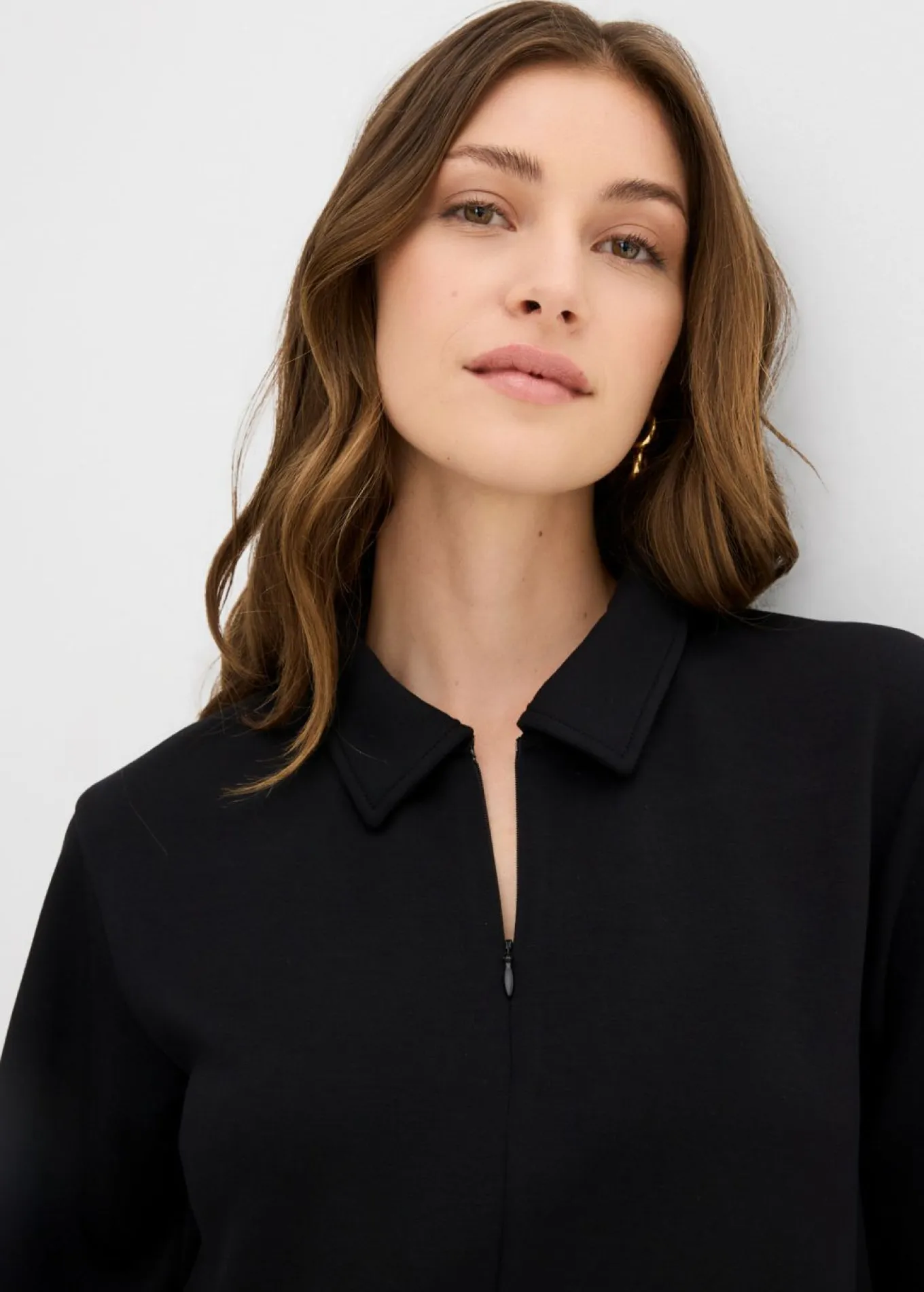 Vestido tipo polo de neopreno suave
