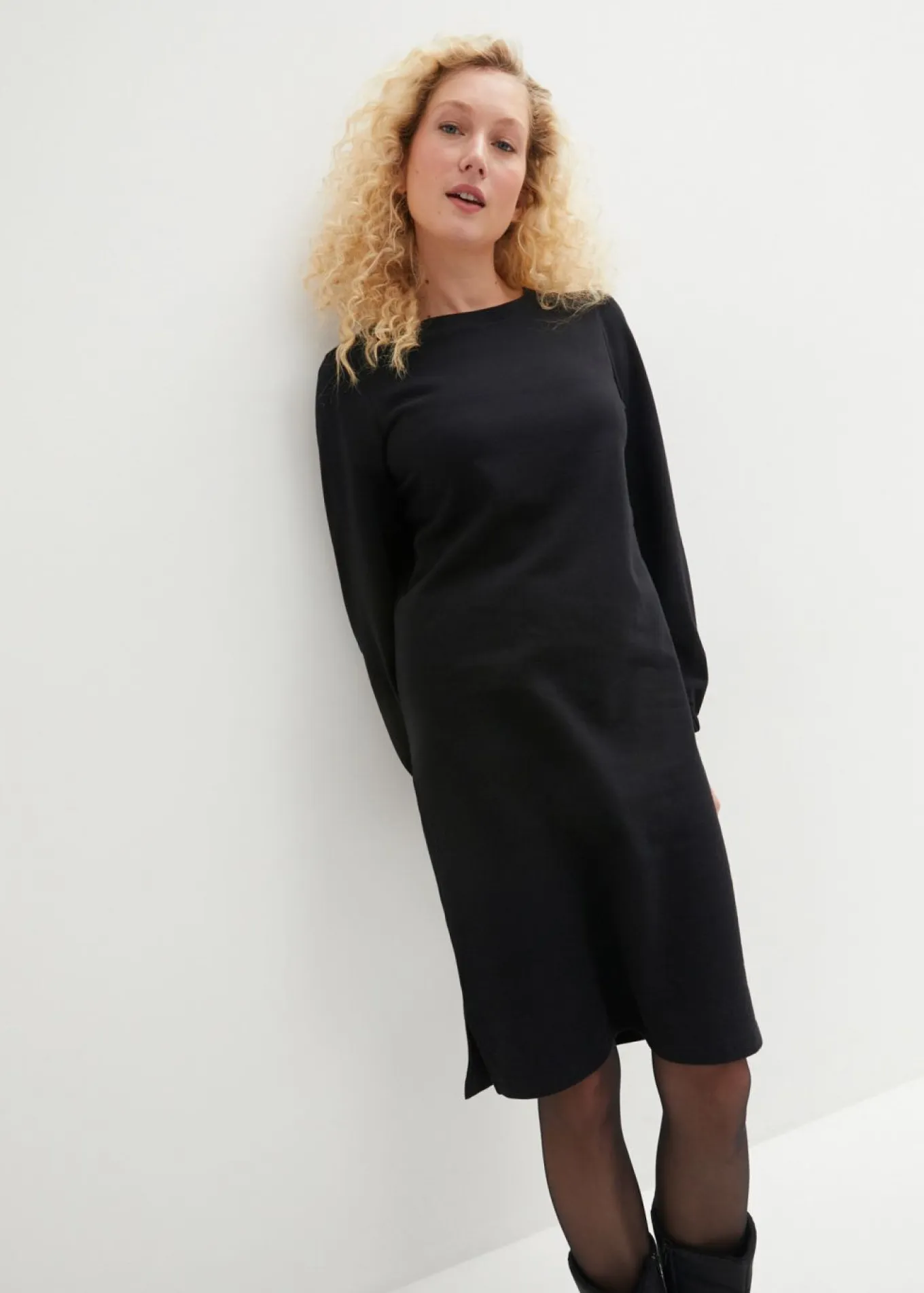 Vestido tipo sudadera