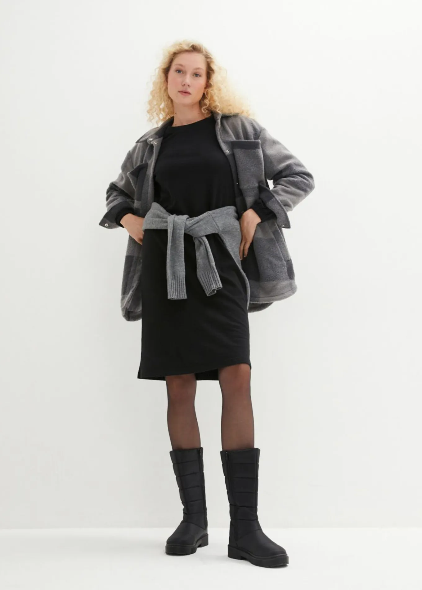 Vestido tipo sudadera