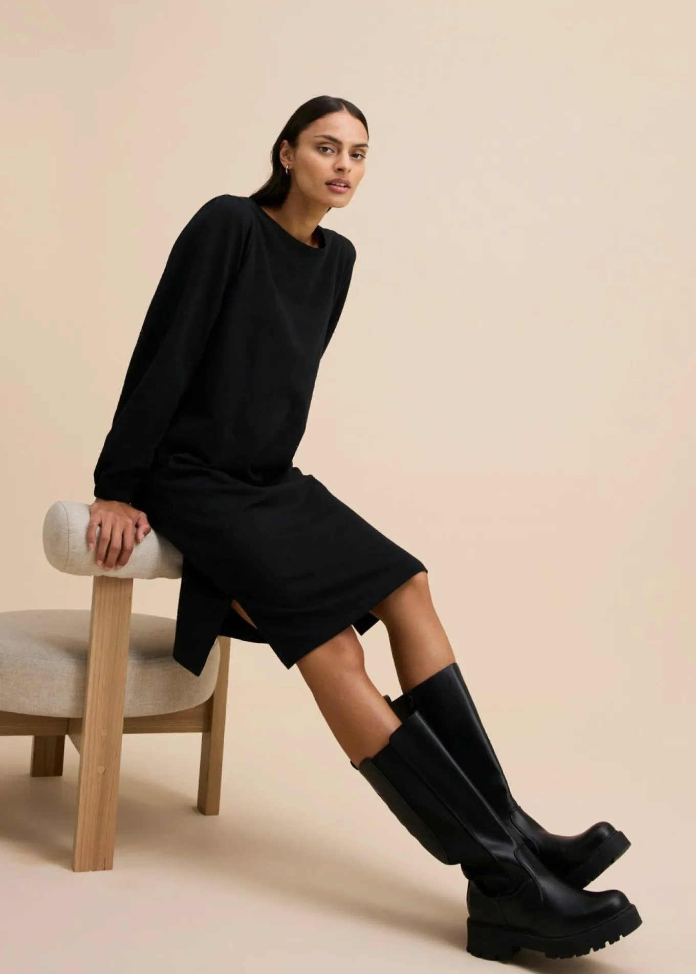 Vestido tipo sudadera