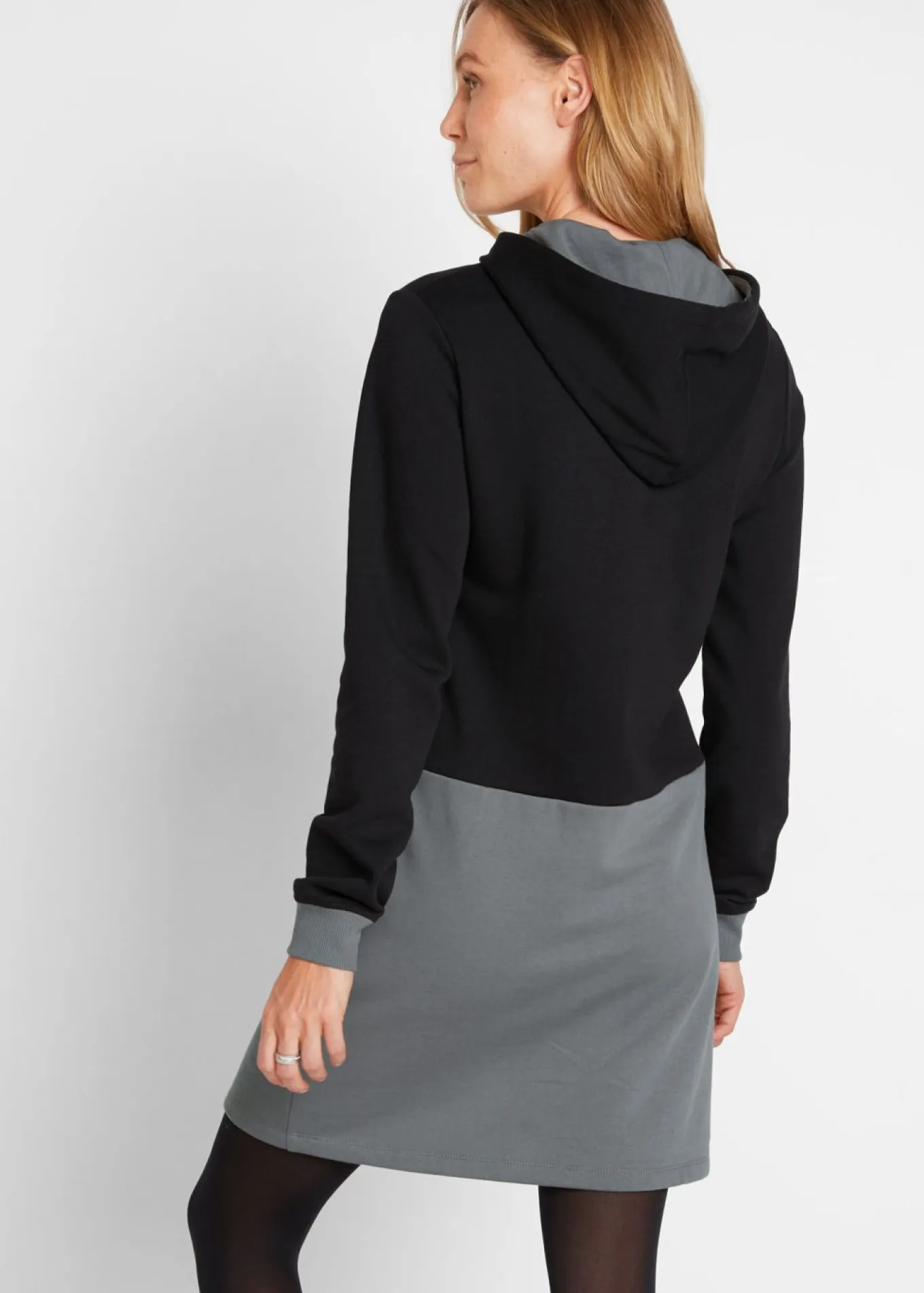 Vestido tipo sudadera