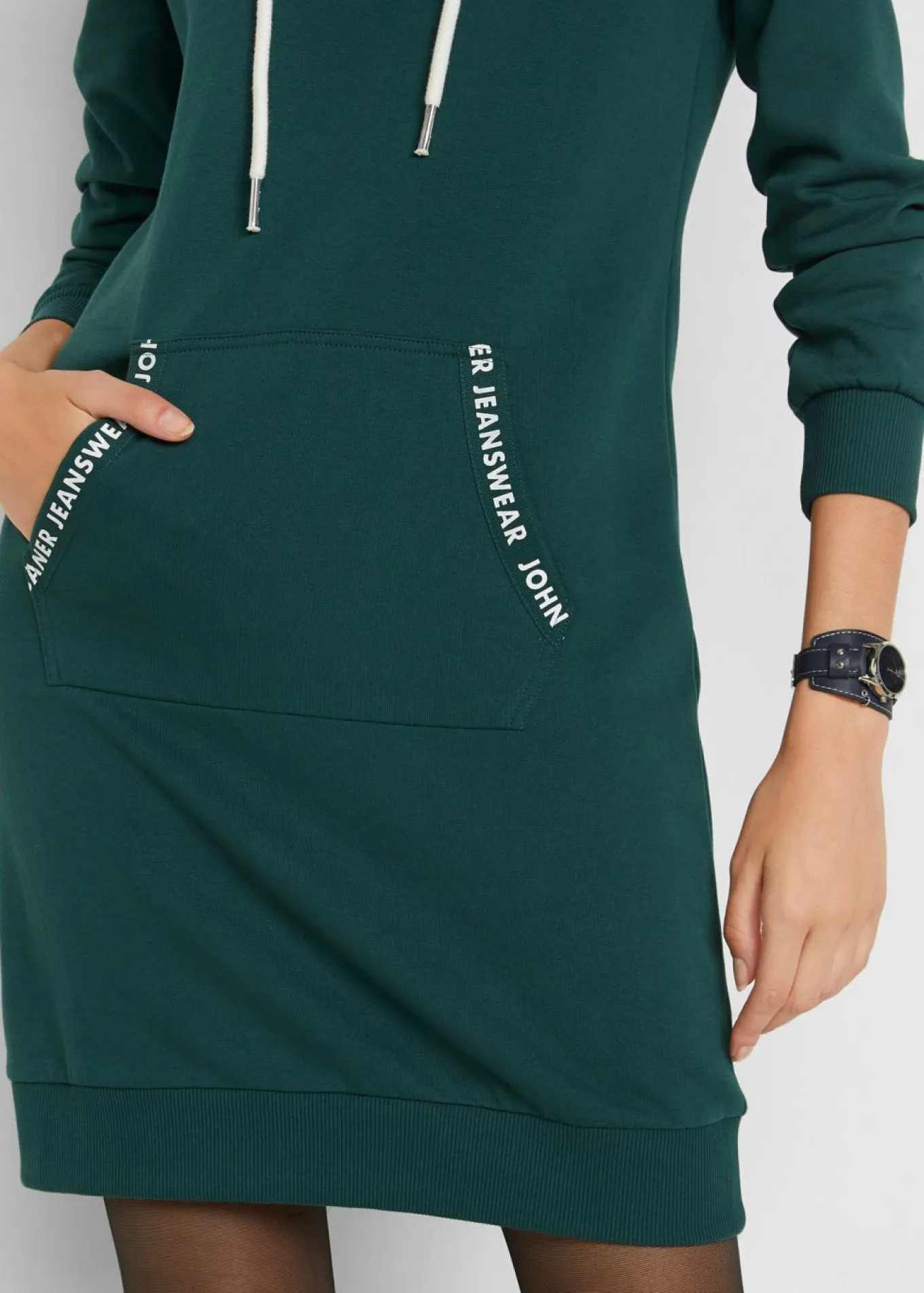 Vestido tipo sudadera
