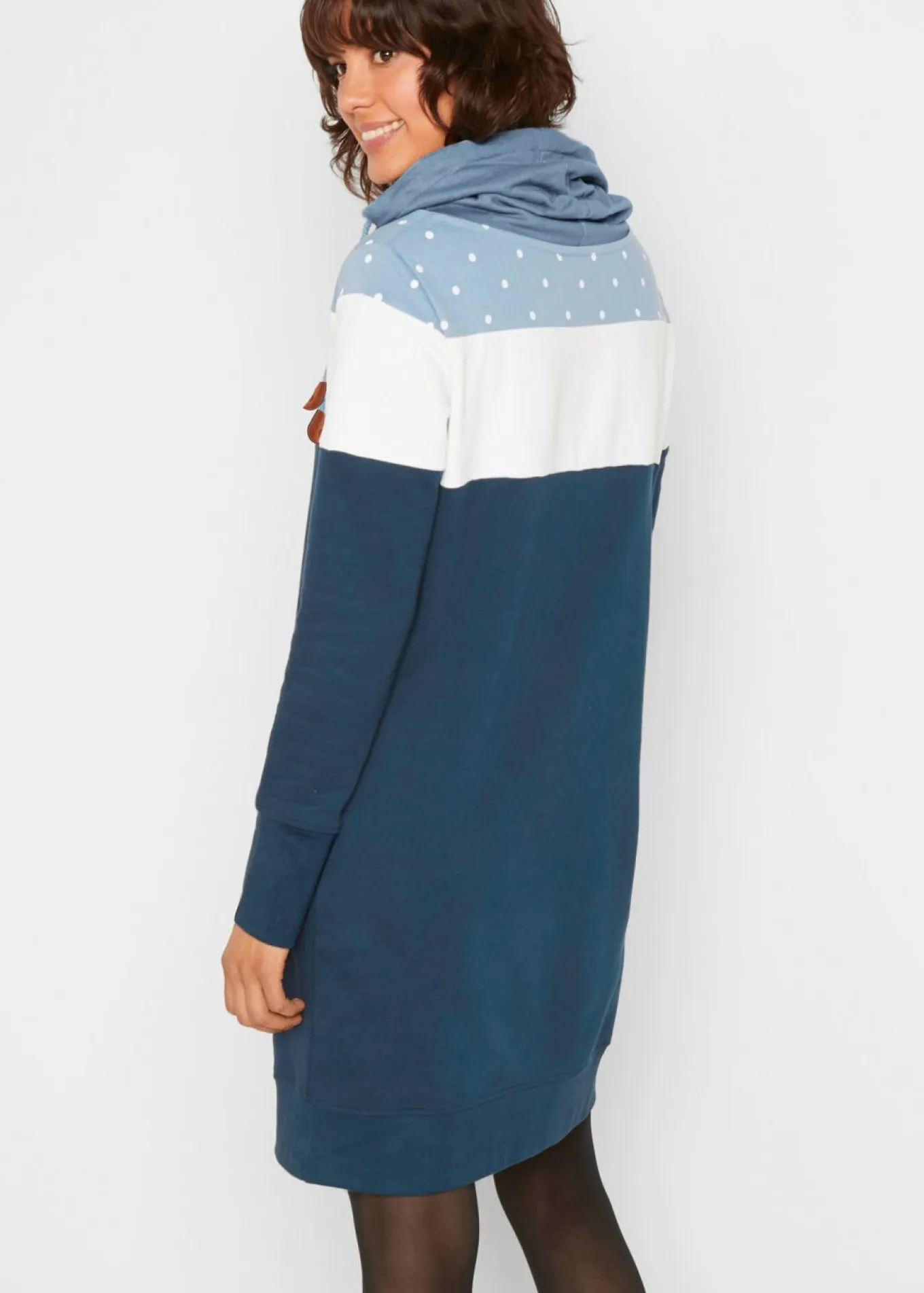 Vestido tipo sudadera