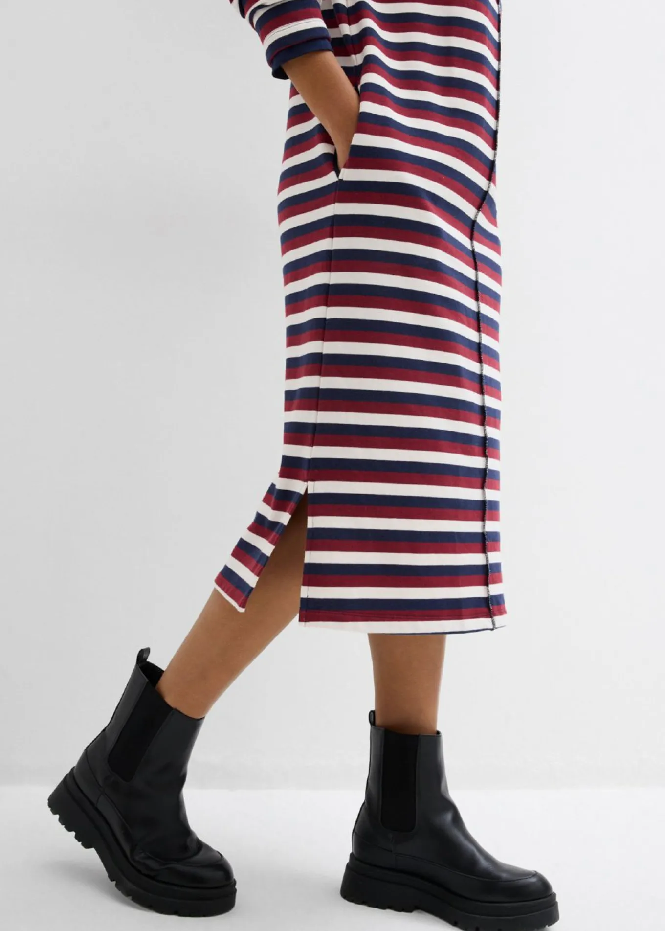 Vestido tipo sudadera