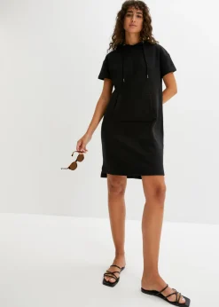 Vestido tipo sudadera con capucha