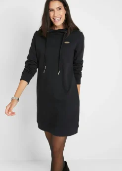 Vestido tipo sudadera con capucha
