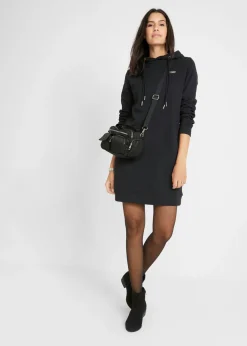Vestido tipo sudadera con capucha