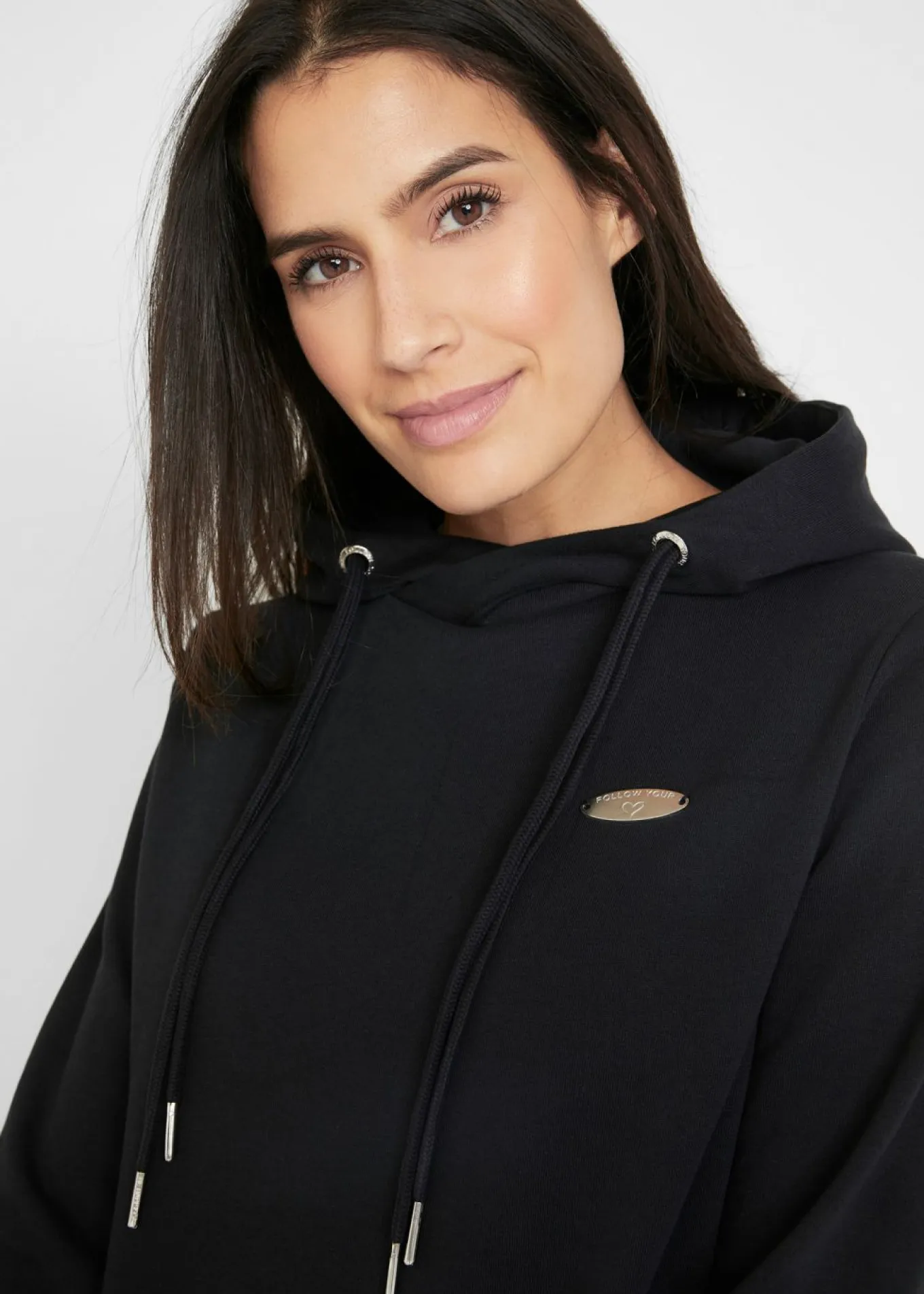 Vestido tipo sudadera con capucha