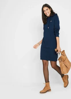 Vestido tipo sudadera con capucha