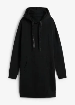 Vestido tipo sudadera de algodón puro