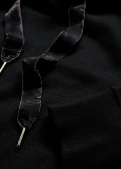 Vestido tipo sudadera de algodón puro