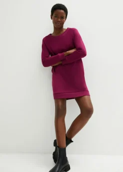 Vestido tipo sudadera de felpa suave