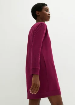 Vestido tipo sudadera de felpa suave