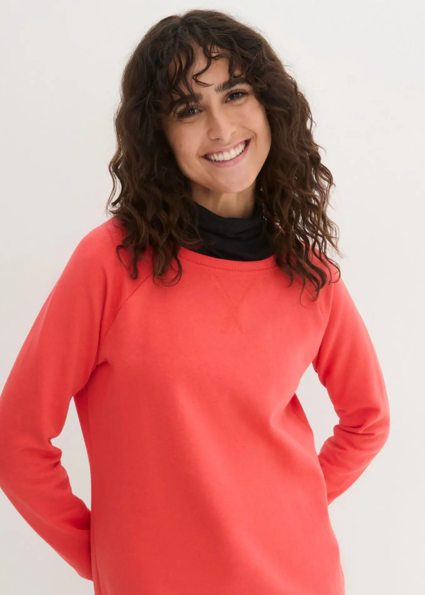 Vestido tipo sudadera de felpa suave