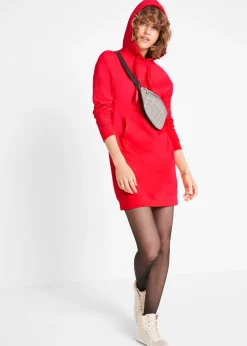 Vestido tipo sudadera de algodón puro