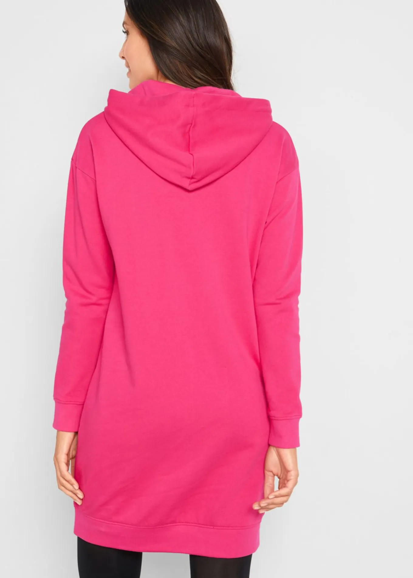 Vestido tipo sudadera de algodón puro