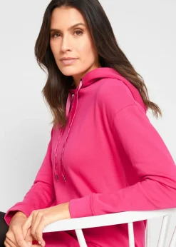 Vestido tipo sudadera de algodón puro