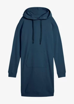 Vestido tipo sudadera de algodón puro
