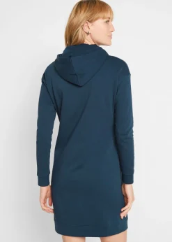 Vestido tipo sudadera de algodón puro