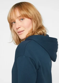 Vestido tipo sudadera de algodón puro