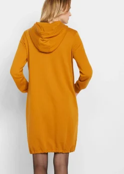 Vestido tipo sudadera de mezcla de algodón