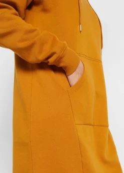 Vestido tipo sudadera de mezcla de algodón
