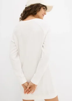 Vestido tipo sudadera de felpa suave