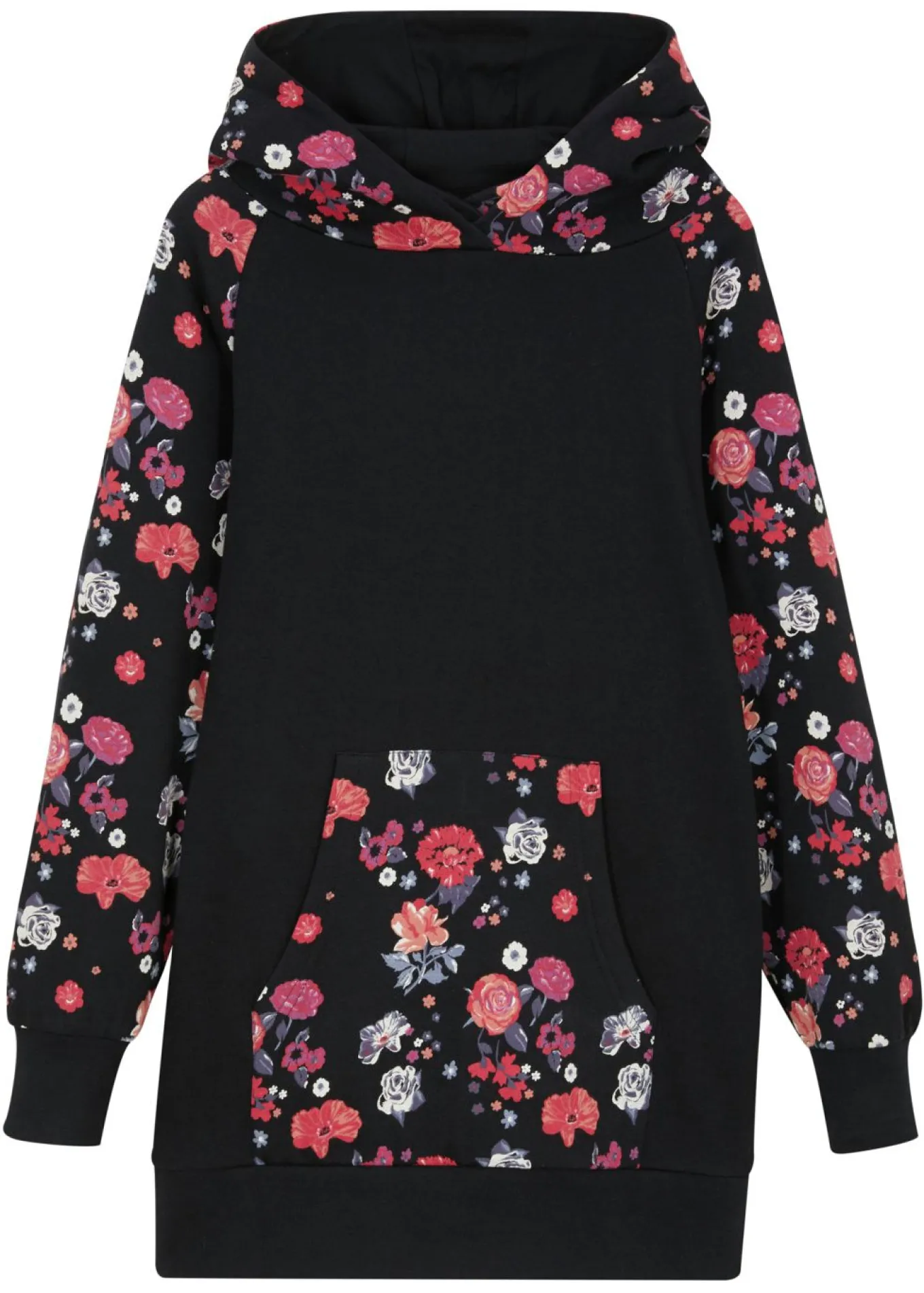 Vestido tipo sudadera de algodón puro