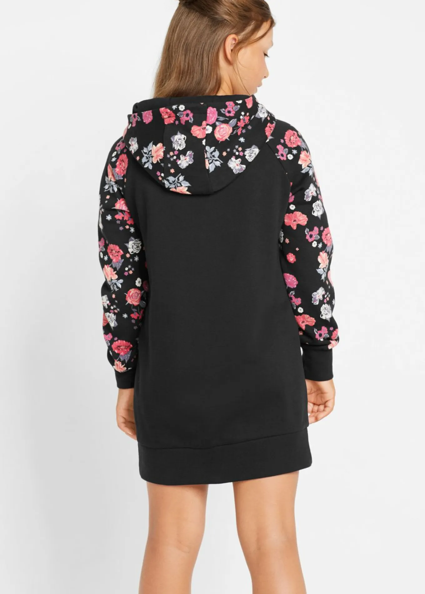 Vestido tipo sudadera de algodón puro