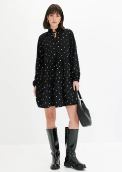 Vestido tipo túnica con lazo