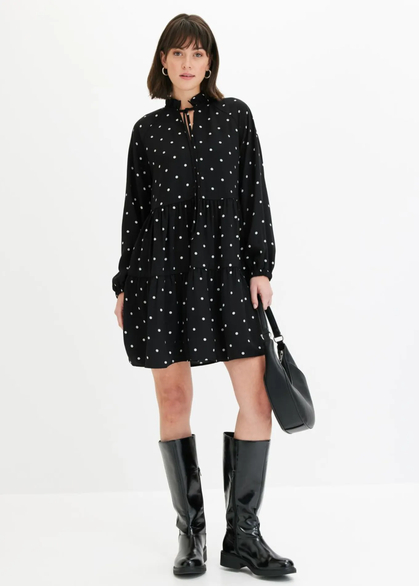 Vestido tipo túnica con lazo
