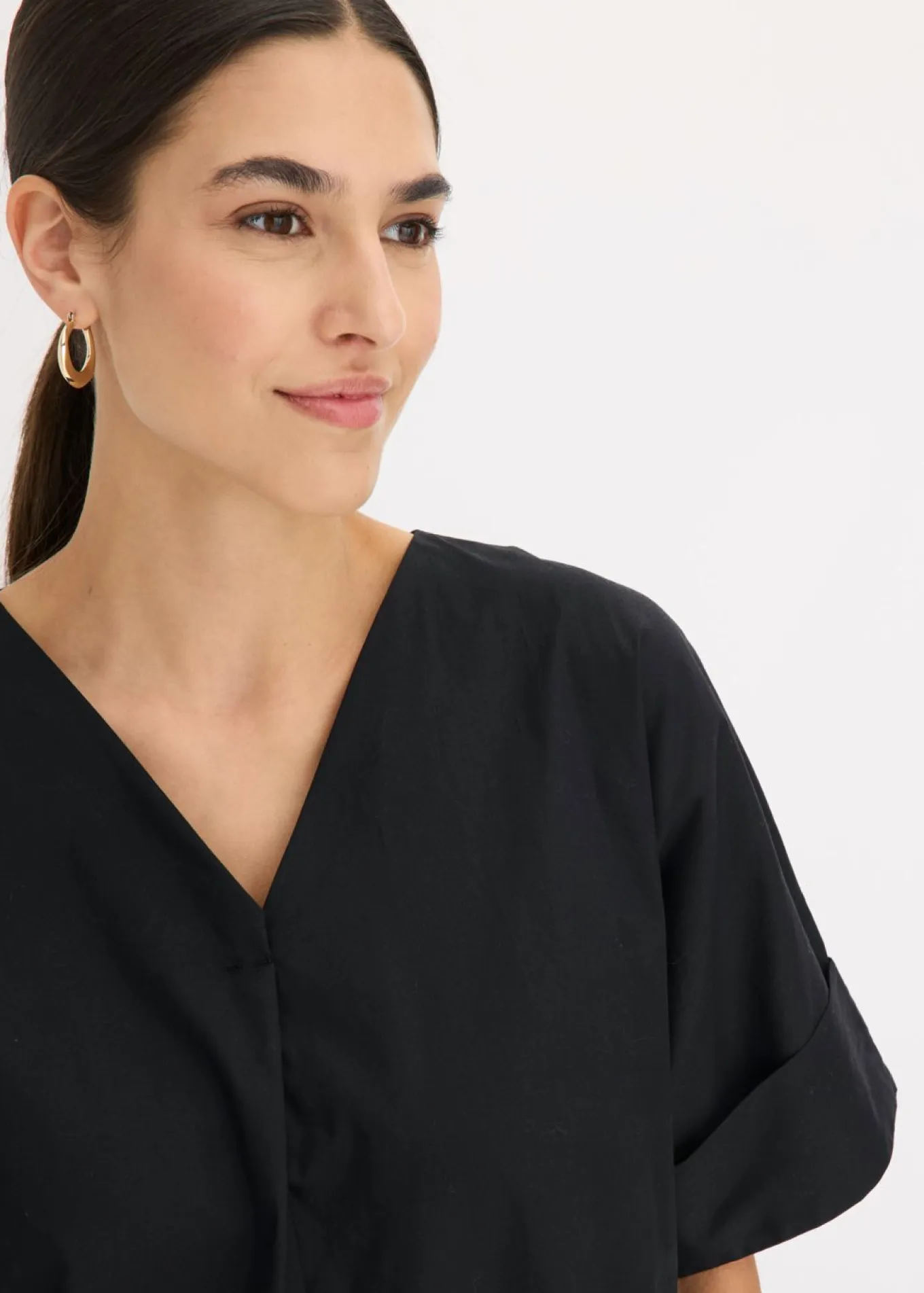 Vestido tipo túnica de algodón orgánico puro