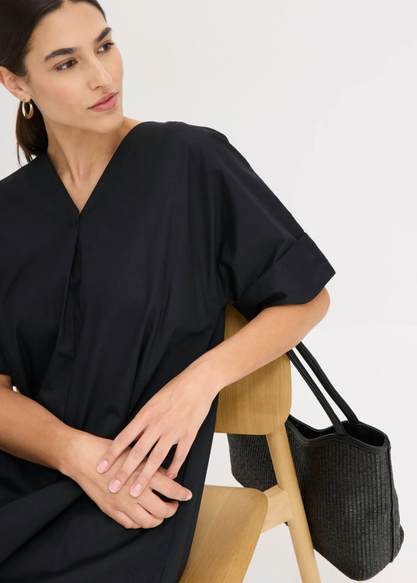 Vestido tipo túnica de algodón orgánico puro