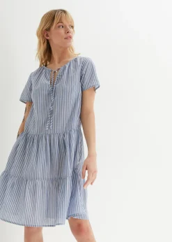 Vestido tipo túnica de algodón puro para verano