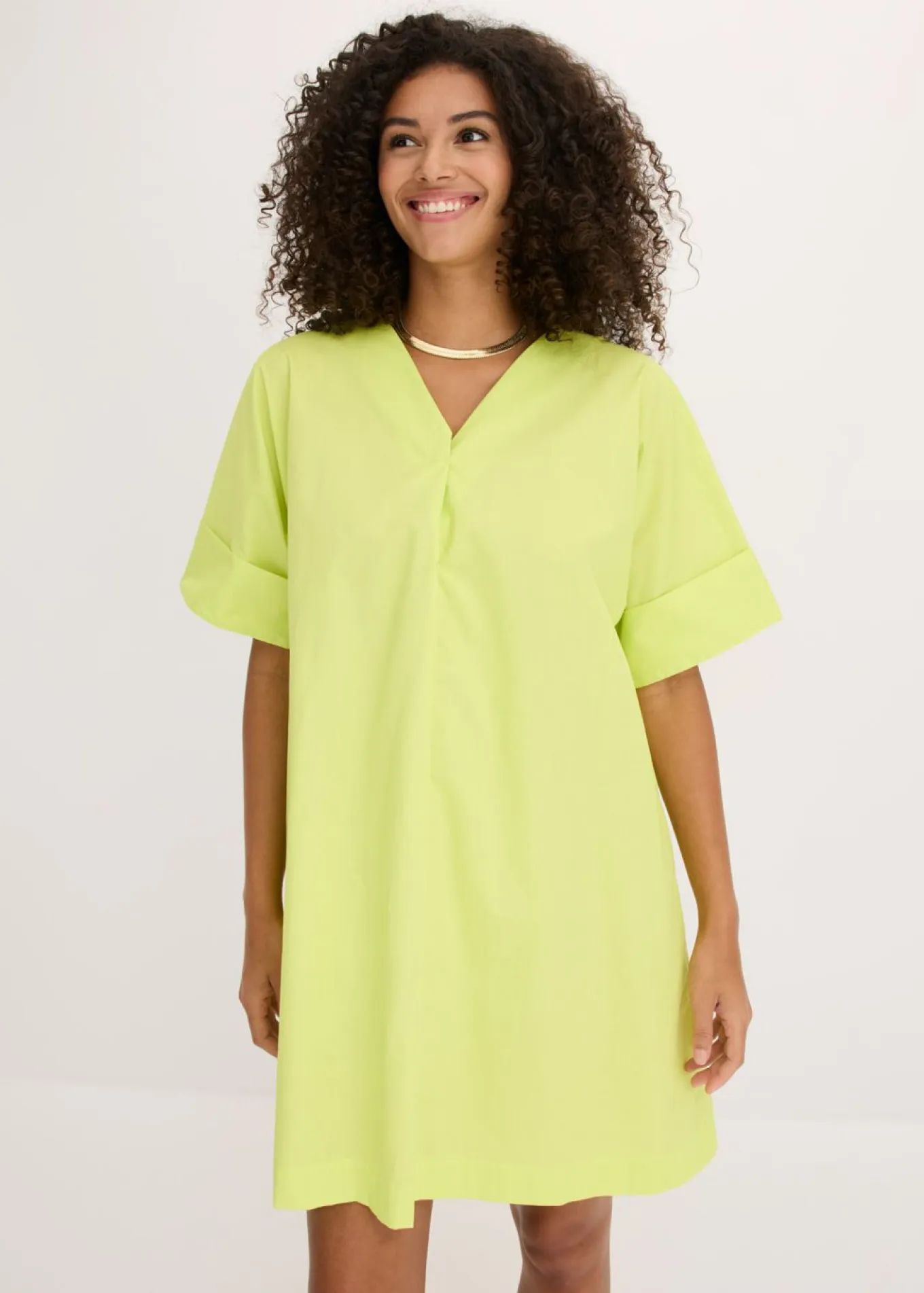 Vestido tipo túnica de algodón orgánico puro