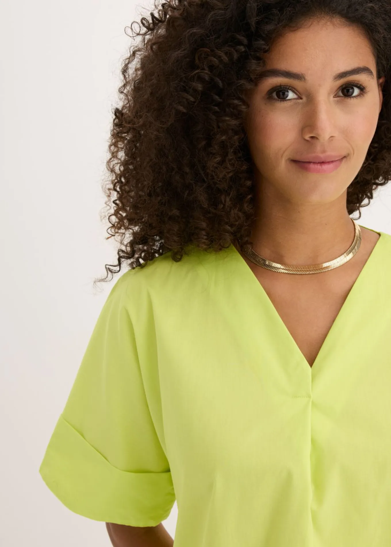 Vestido tipo túnica de algodón orgánico puro