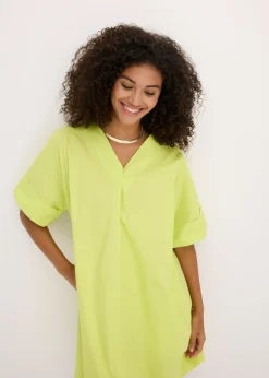 Vestido tipo túnica de algodón orgánico puro