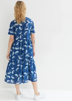 Vestido tipo túnica de largo midi