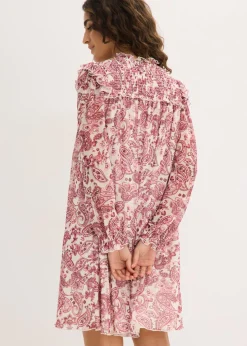 Vestido tipo túnica de malla suave