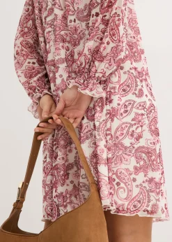 Vestido tipo túnica de malla suave