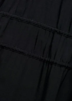 Vestido tipo túnica de mezcla de viscosa fluida